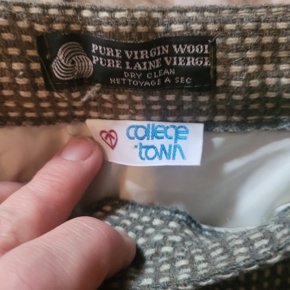 Vintage College Town Wool Pant Suit - Picture 12 of 13